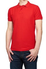 D&H MEN polo shirt red