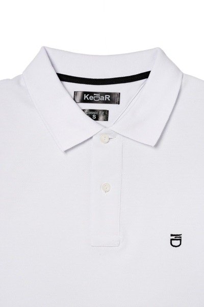 Koszulka polo kedar w kolorze białym