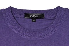 T-shirt kedar w kolorze fioletowym z logiem na piersi
